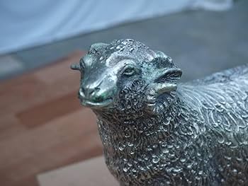 羊　置物　鋳銅 雅章 高岡銅器　ブロンズ Amazon.co.jp: 【TS31021】高岡銅器鋳銅雅章羊銅製置物干支