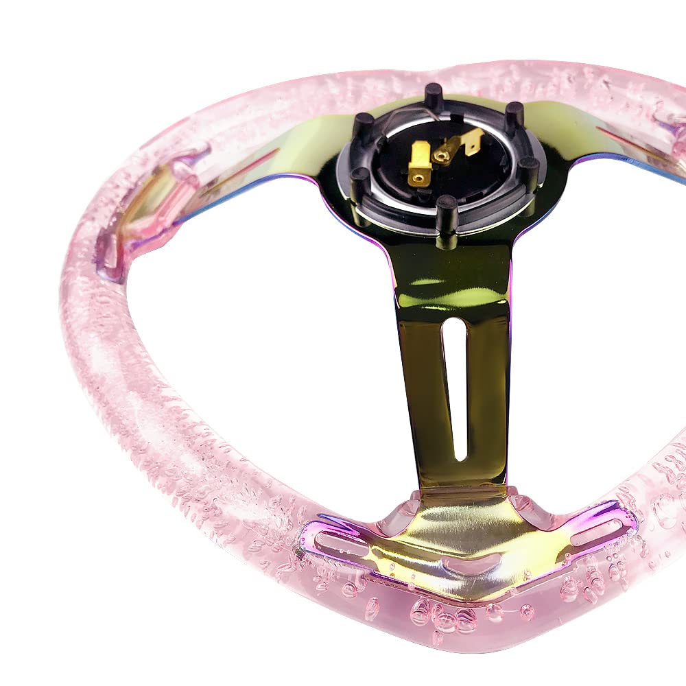 Amazon | idain ユニバーサルアクリルレーシングハンドルハート