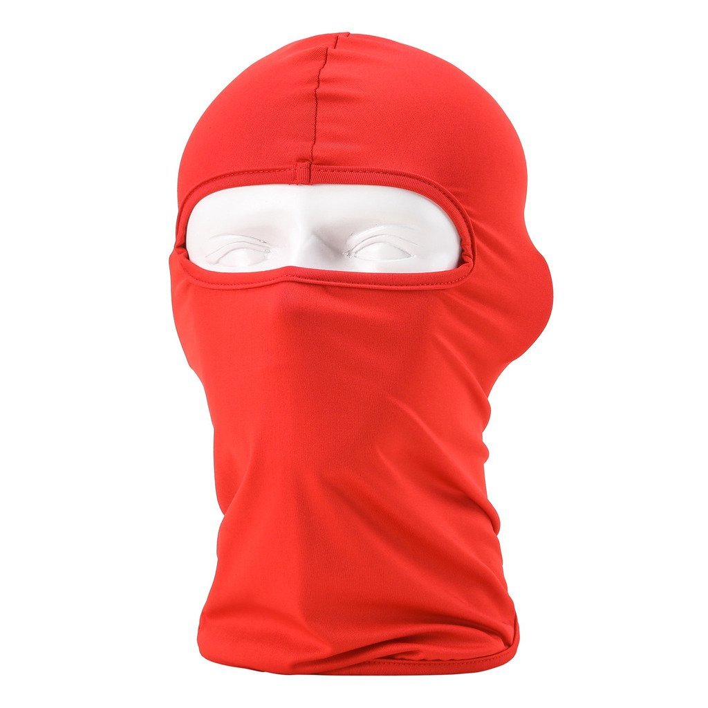 Lycra Quick Dry Breathable Well Full Face Mask Soft Skin-Friendly Balaclava Hood for Motorcycle Ski Cycling and Other