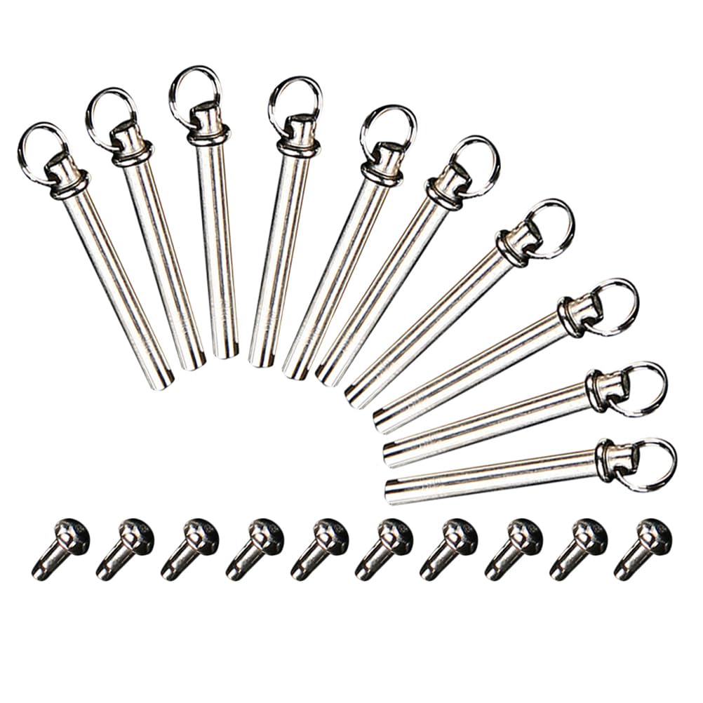 10sets Kit Di Riparazione Per Ventagli Pieghevoli Rivetti E Dadi Per Albero Accessori Per Ventagli Manuali Rivetti Metallo