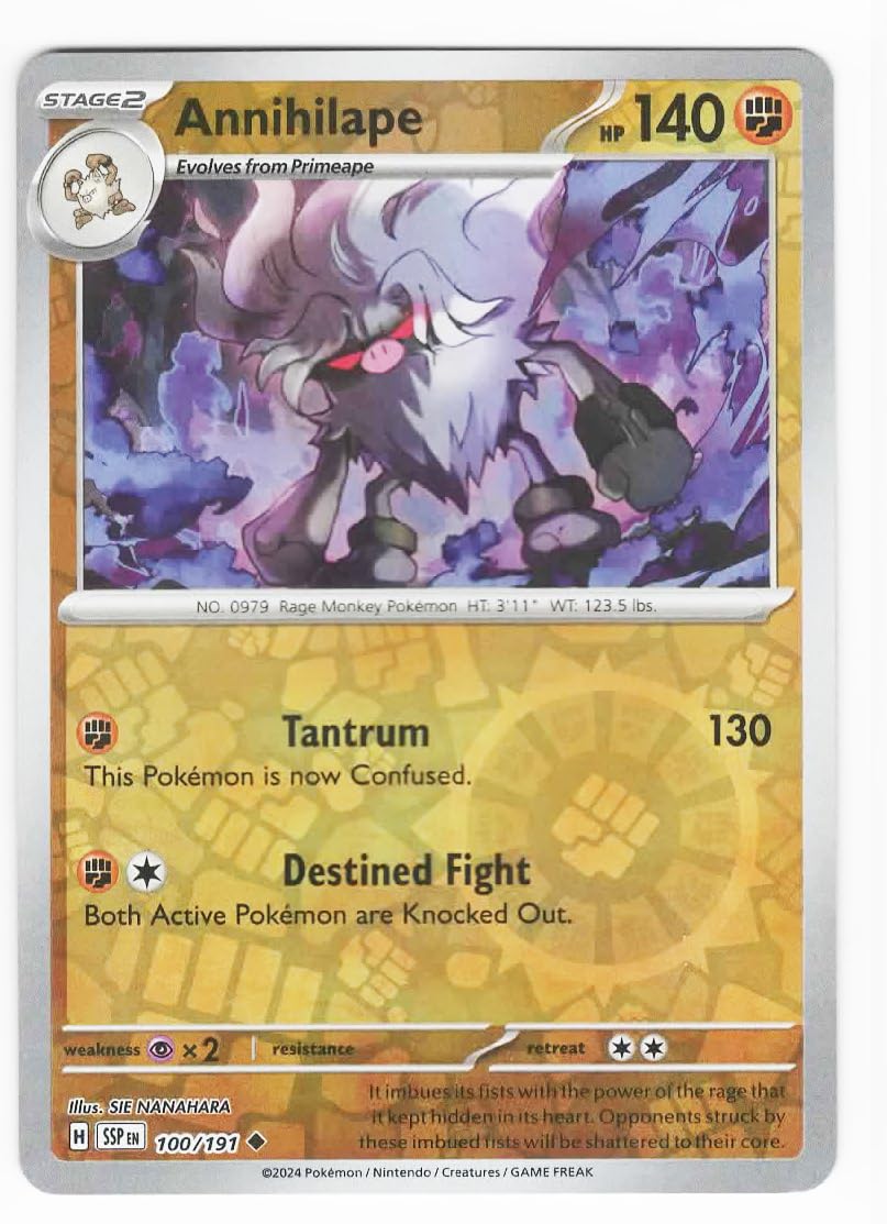 annihilape pokemon card price Pokemon TCG - SV2P - 040/071 (RR)
