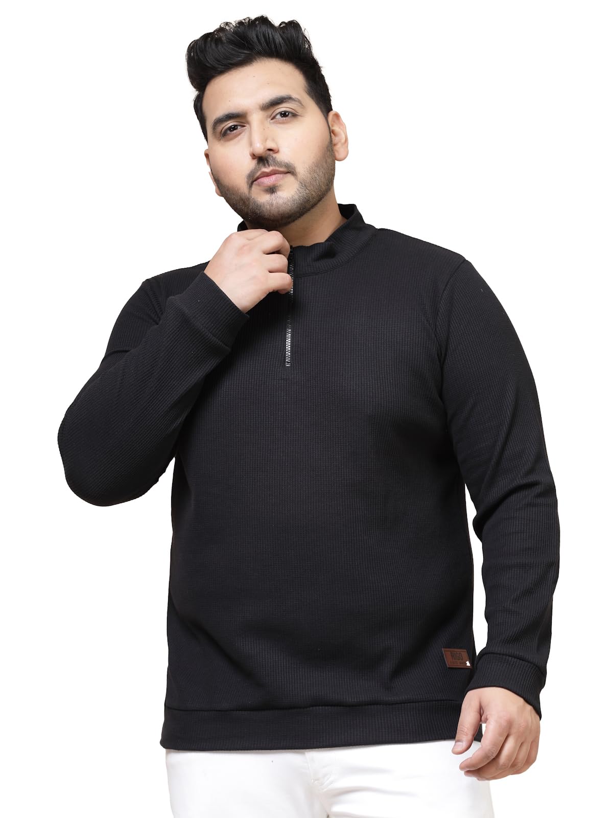 rigo Men's Solid Slim Fit T-Shirt-picture-22