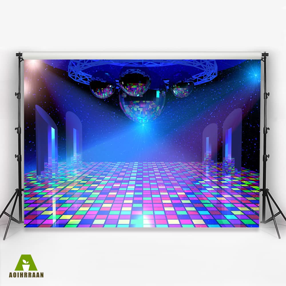 Stendardo/Bandiera Decorativa A Tema Discoteca – 180x110 Cm Con Corda – Perfetto Per Feste Anni 80 E Compleanni A Tema Musica