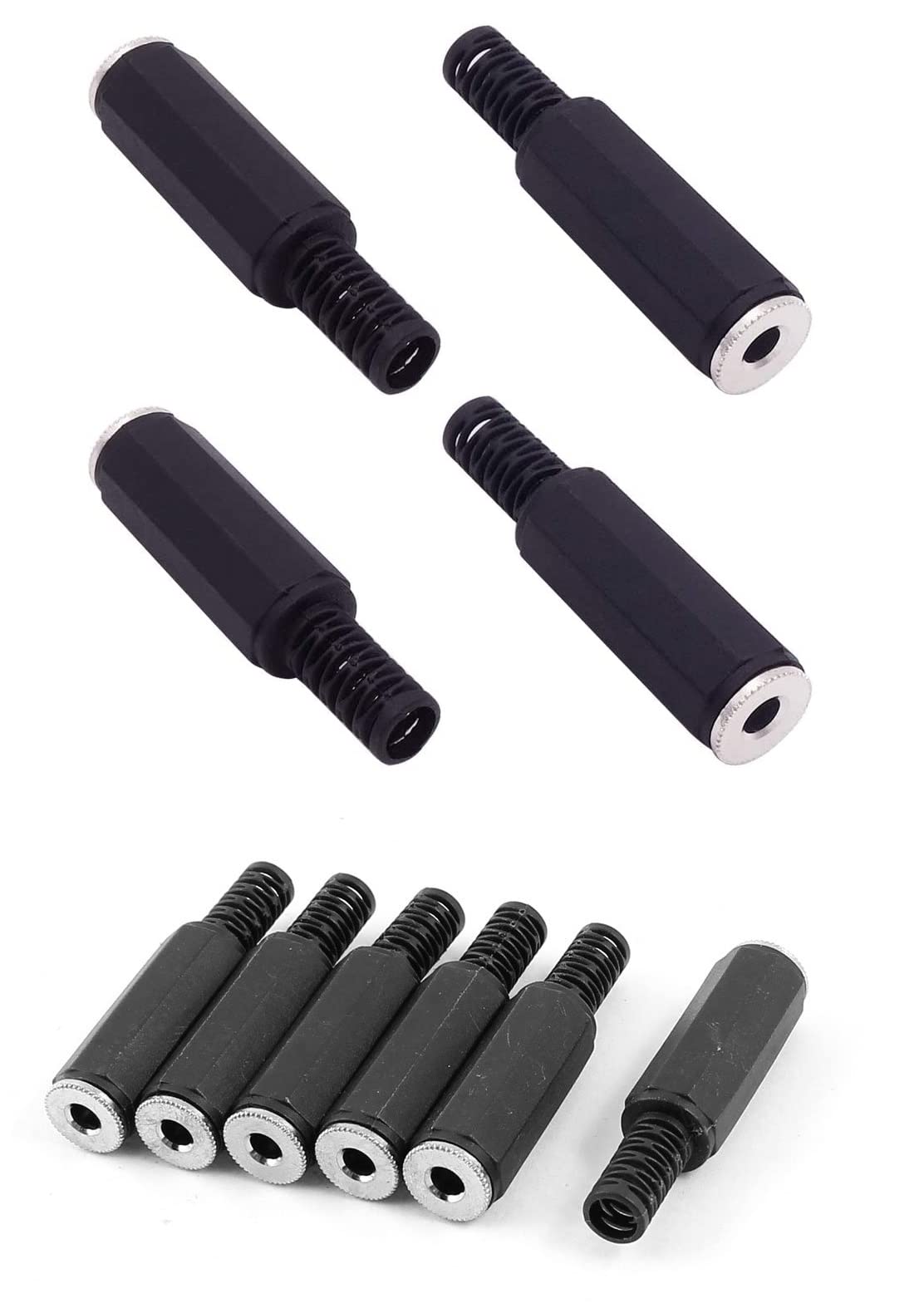 [ 10 Pieces ] 3.5mm Replacement Jack TRS 3 Pole Stereo Female Jack Plug 1/8" 3.5mm Solder Type DIY Audio Cable Connector for Headphone Headset Earphone Cable Repair-image-13