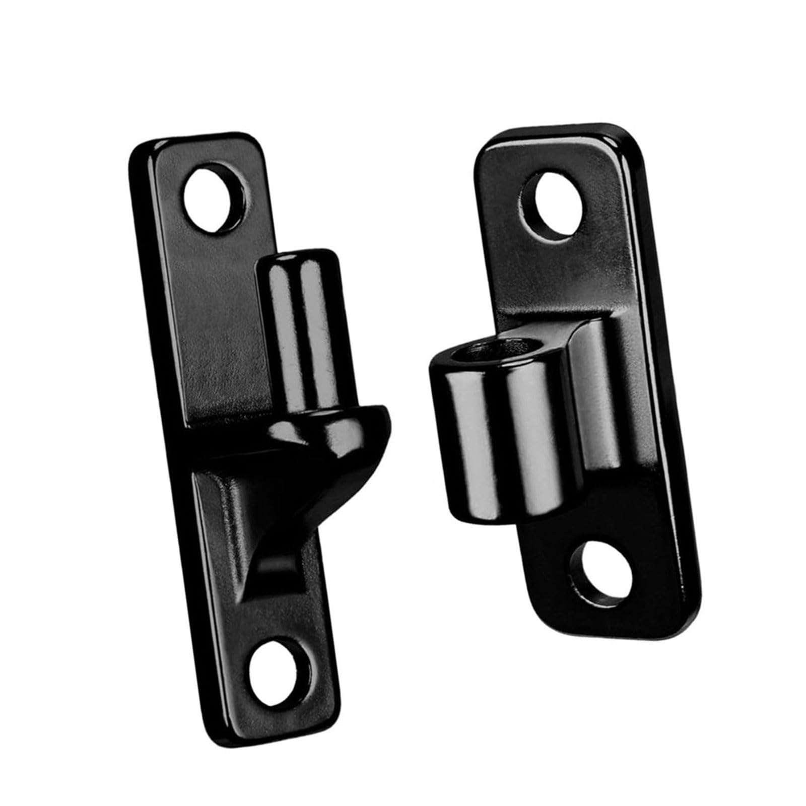Tsophreniq 2 Black Steel Gate Hinges Heavy Duty Wall Mount Door Hinges Heavy Duty Simple Installation For Farm Gate & Wooden Fence Not Welding