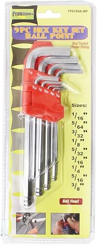 Miniatura 2 de Stalwart 75-6109BP Hawk - Juego de llaves Allen (9 piezas)
