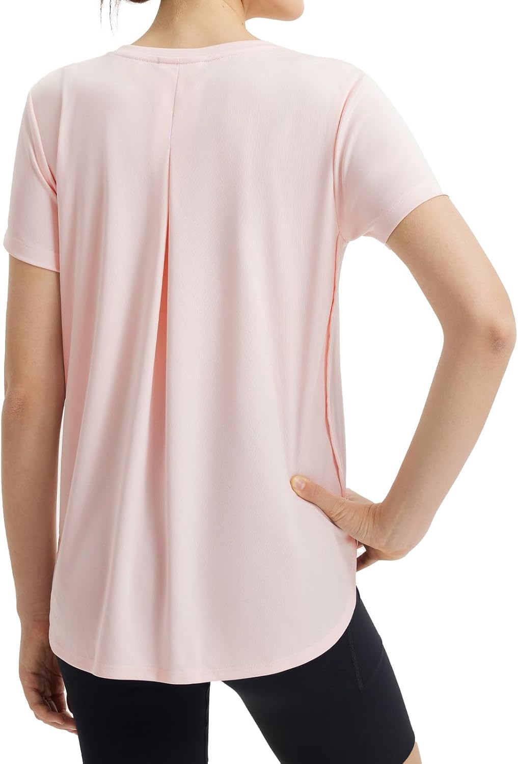 BALEAF Women’s Running Shirts Short Sleeve Workout Tops Athletic Quick Dry T-Shirts Lightweight UPF 50+