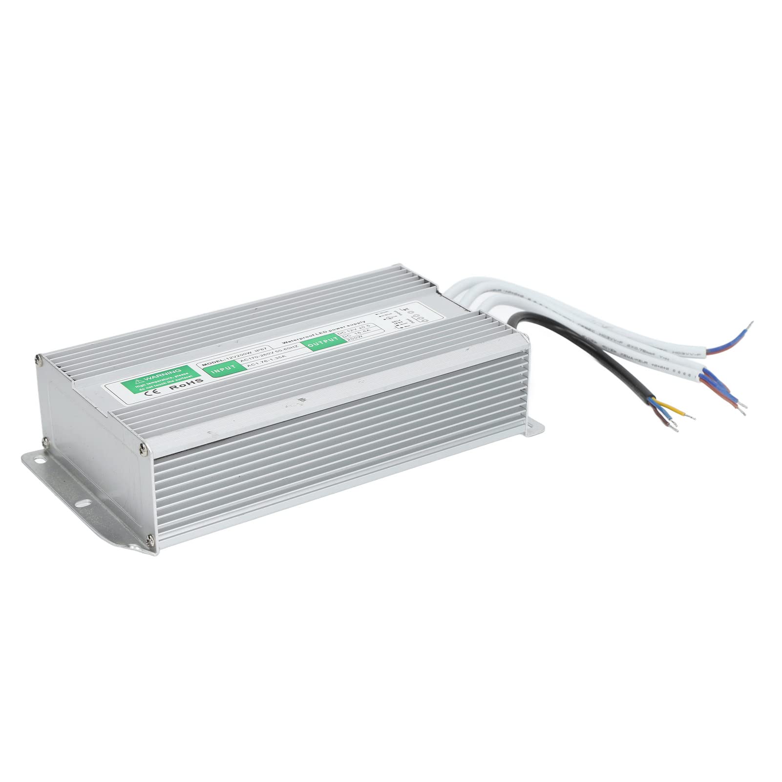 Garosa Zasilacz Sterownika LED 200 W IP67 Stałe Napięcie 170–260 V AC do