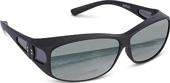Polarized Fit Over Glasses Sunglasses for Men Women, Wrap Around Sunglasses UV400 for Driving Outdoor Activities