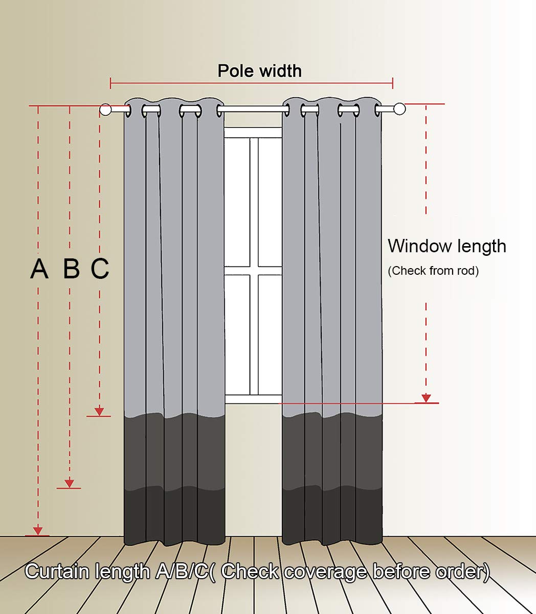 always4u Cortinas 100% opacas, aspecto de lino, oscurecimiento, protección acústica, aislamiento térmico, tela suave, sin arrugas, para salón, puerta del balcón, juego de 2 unidades, 175 x 140 cm