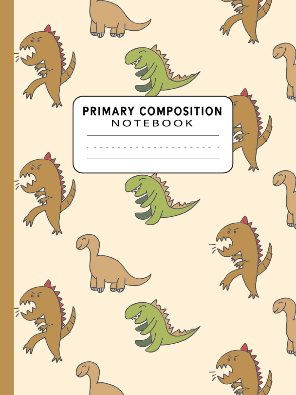 Primary Composition Notebook: Dinosaurs Story Journal for Kids (Handwriting Practice Paper with Picture Space)
