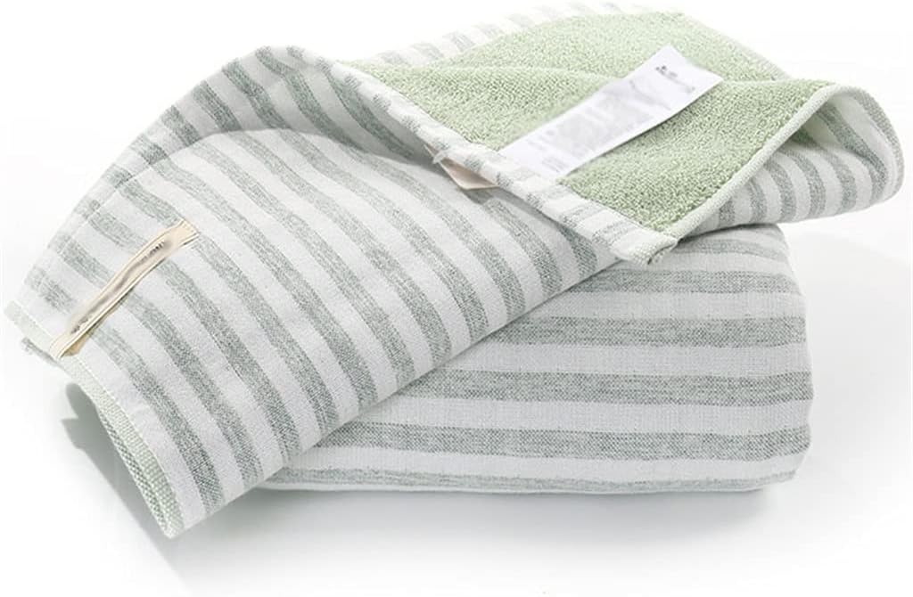 Cotton Couple Adult Bath Towel Towel 2-Piece Set Absorbent and Quick-Drying Soft Bath Towel(E)