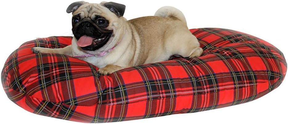 Cosipet Tartan Basket Liner, 102 cm, Red