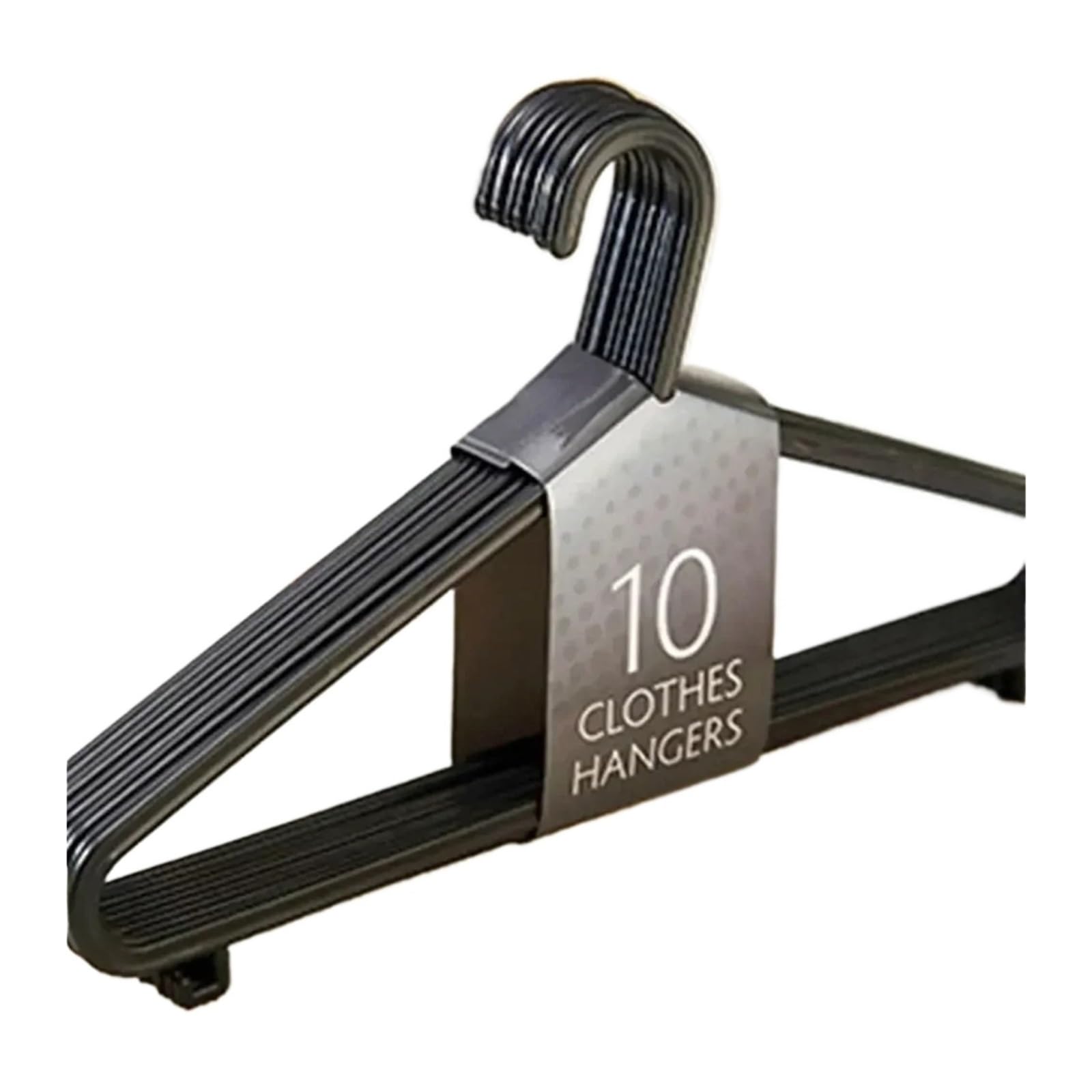 Bigbibi 10pcs Non-Slip Portable Clothing Hangers - Space-Saving Dress Organizer for Closet and Travel