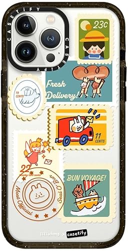 CASETiFY Impact - Funda para iPhone 13 Pro Max, color negro transparente