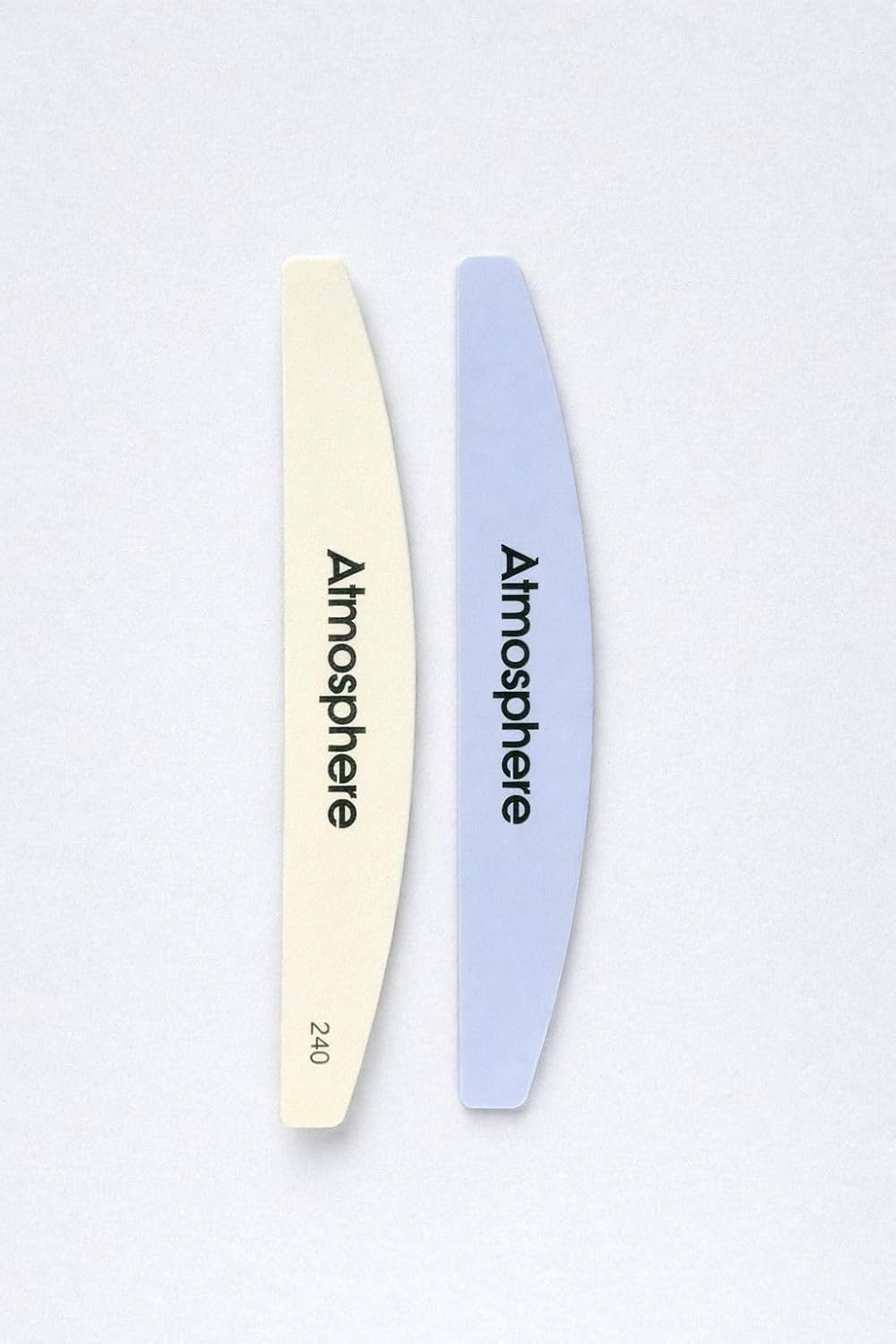 Atmosphere Professional Nail File System #240 – 240 Grit Half Moon Nail File Pads, Japanese Abrasive, 20 Disposable Pads + 1 Reusable Plastic Core image 3