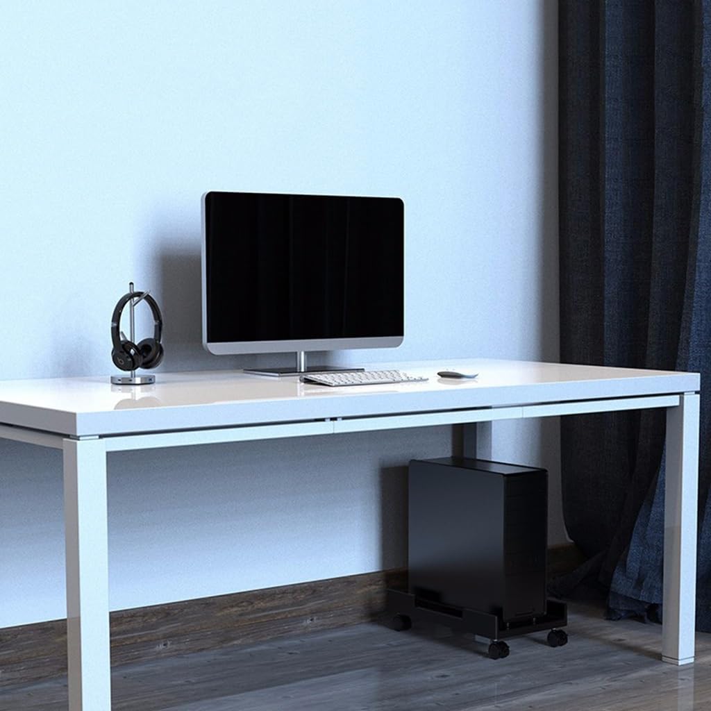 PC-Tower Ständer Mit Rollen - Mobiler Bodenständer Bis 40 Kg Tragkraft