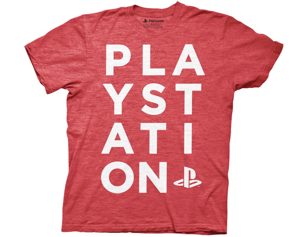 Ripple Junction Playstation Run On Type Adult T Shirt Xl