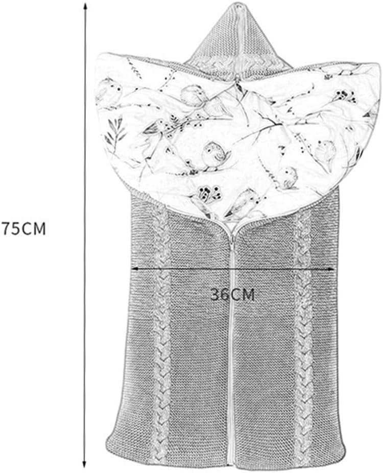 OverDose Boutique Wrap Bag Baby Hooded Swaddle Winter Sleeping Cartoon Warm Knitt Stroller Baby Care Baby Blanket Pack (Blue, One Size) 8 61U7svFu4vL. AC SL1024