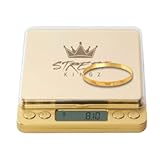 Gold Digital Jewelry Scale - 500g High Precision Food Scale with Multi-Unit Conversion & Piece Counting - Portable Small Digital Scale, Includes 2 Weighing Bowls
