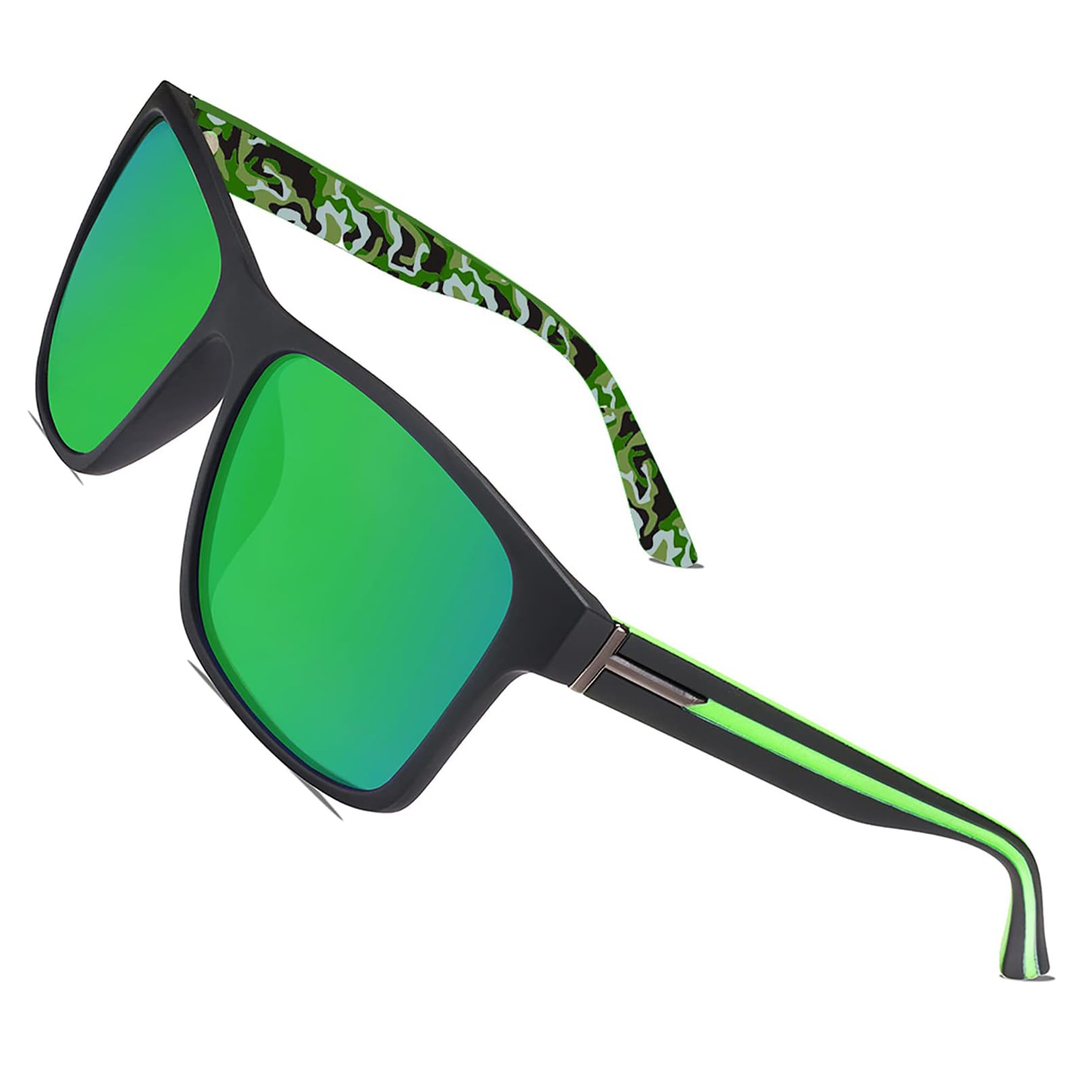 Polarized Sunglasses for Men Women Driving Fishing Mens Sunglasses Rectangular Vintage Sun Glasses