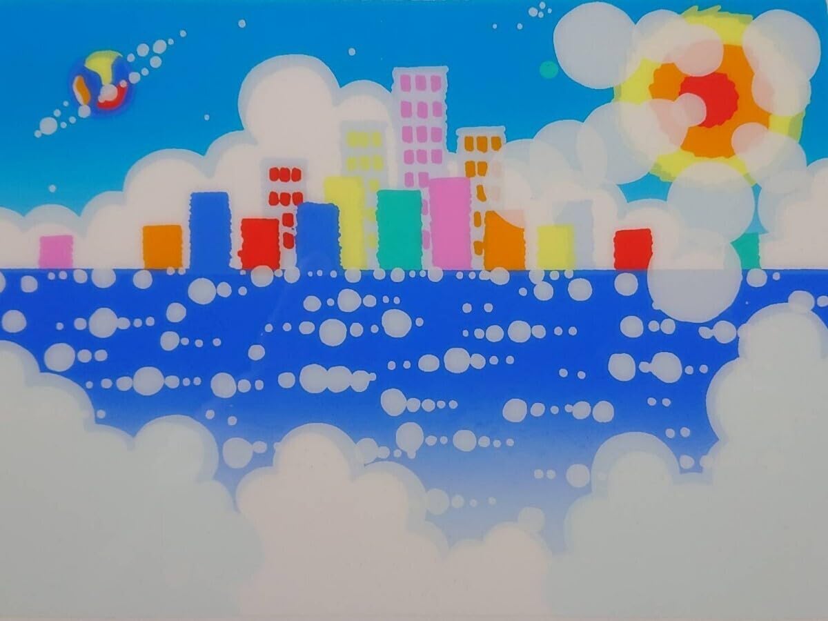 Amazon.co.jp: おかもとみわこ 陶板画 真作 Manhattan 30th EB-ART
