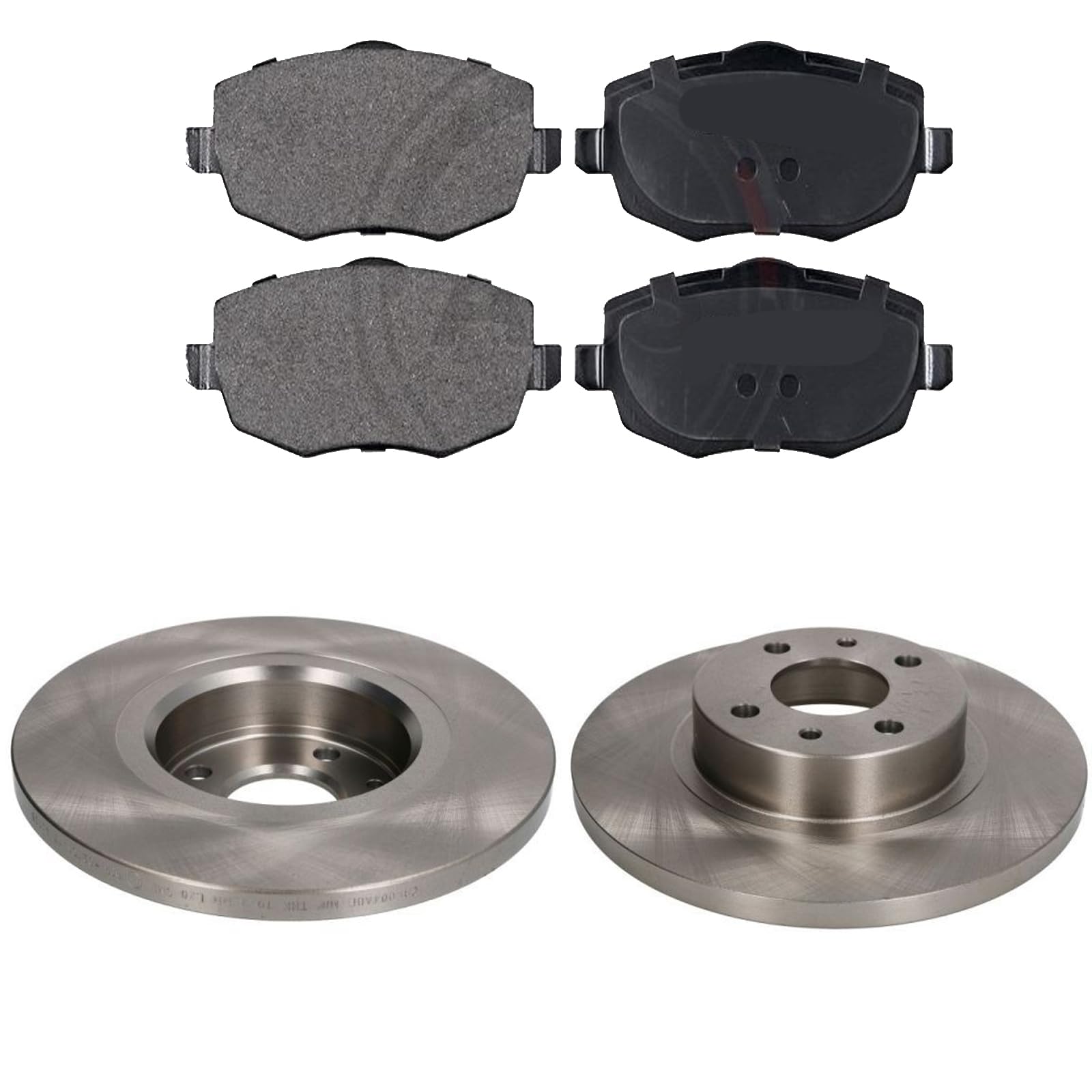 KIT FRENI ANTERIORI compatibile con LANCIA YPSILON (843) - DISCHI + PASTIGLIE OEM: FDB1581 | 15858 |SOSTITUZIONE DIRETTA|BASSA POLVERE|SILENZIOSO