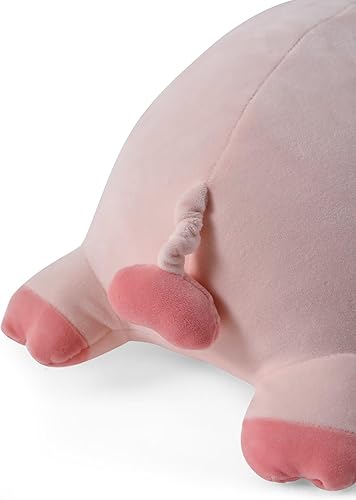 Miniatura 6 de Animal de peluche con peso de 15.7 pulgadas, lindo juguete de peluche con peso de cerdo para niños y adultos, regalo de ansiedad, almohada de
