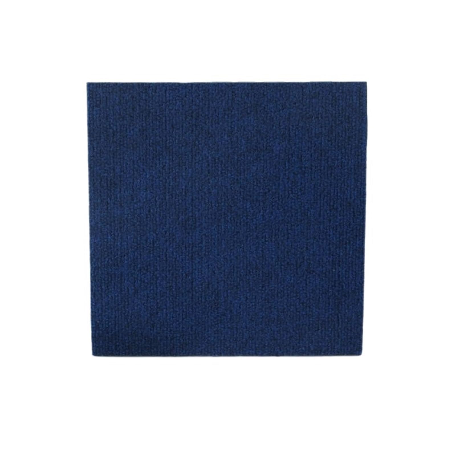 Rutdcjkne Sapphire Blue Carpet Tiles Peel And Stick, Self Adhesive Carpet Tiles Multicolor 30X30cm 4-32 Pcs Soundproof Office Floor Mat(,30X30cm 12Pcs)