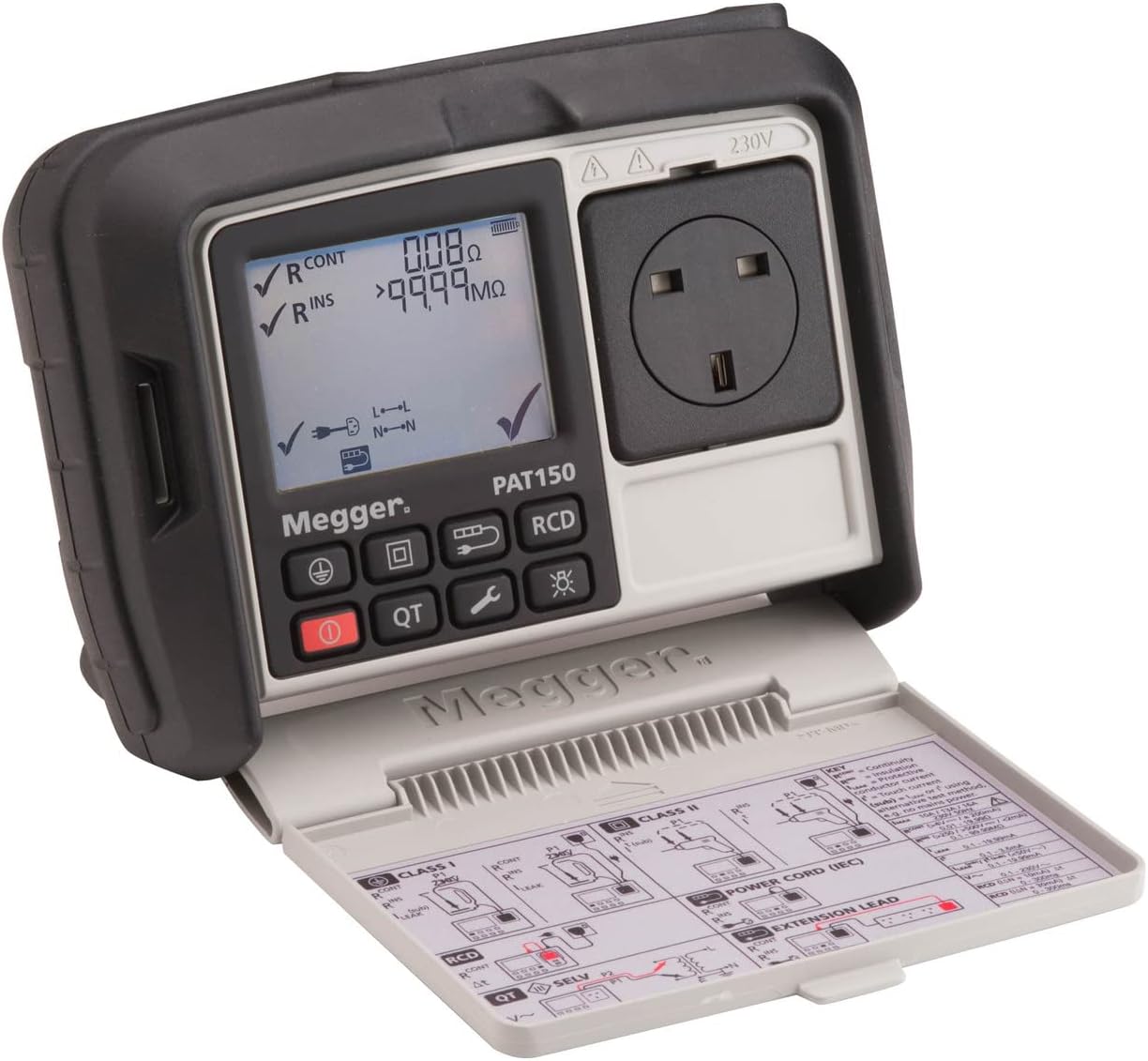 Megger 1003-428 PAT150R Rechargeable Full Functionality PAT Tester