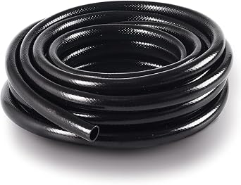 MIXC 1/2 Inch Drip Irrigation Tubing,100FT Main Tubing Hose, Flexible PVC Hose for Irrigation Parts Drip Emitters Drip Irrigation Systems, Black