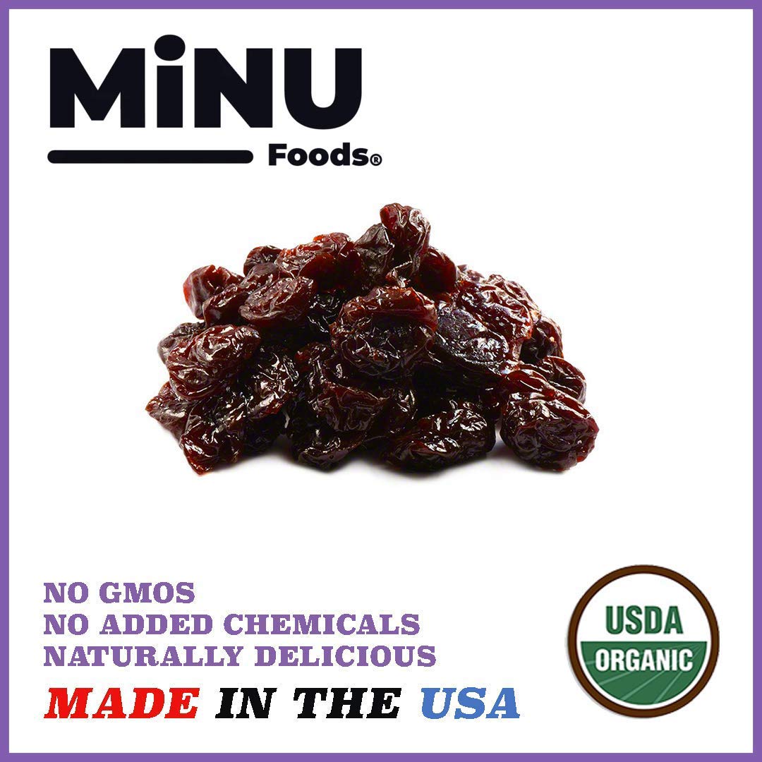 Buy MiNU Organic Dried Tart Cherries Unsweetened Montmorency 16 oz (1