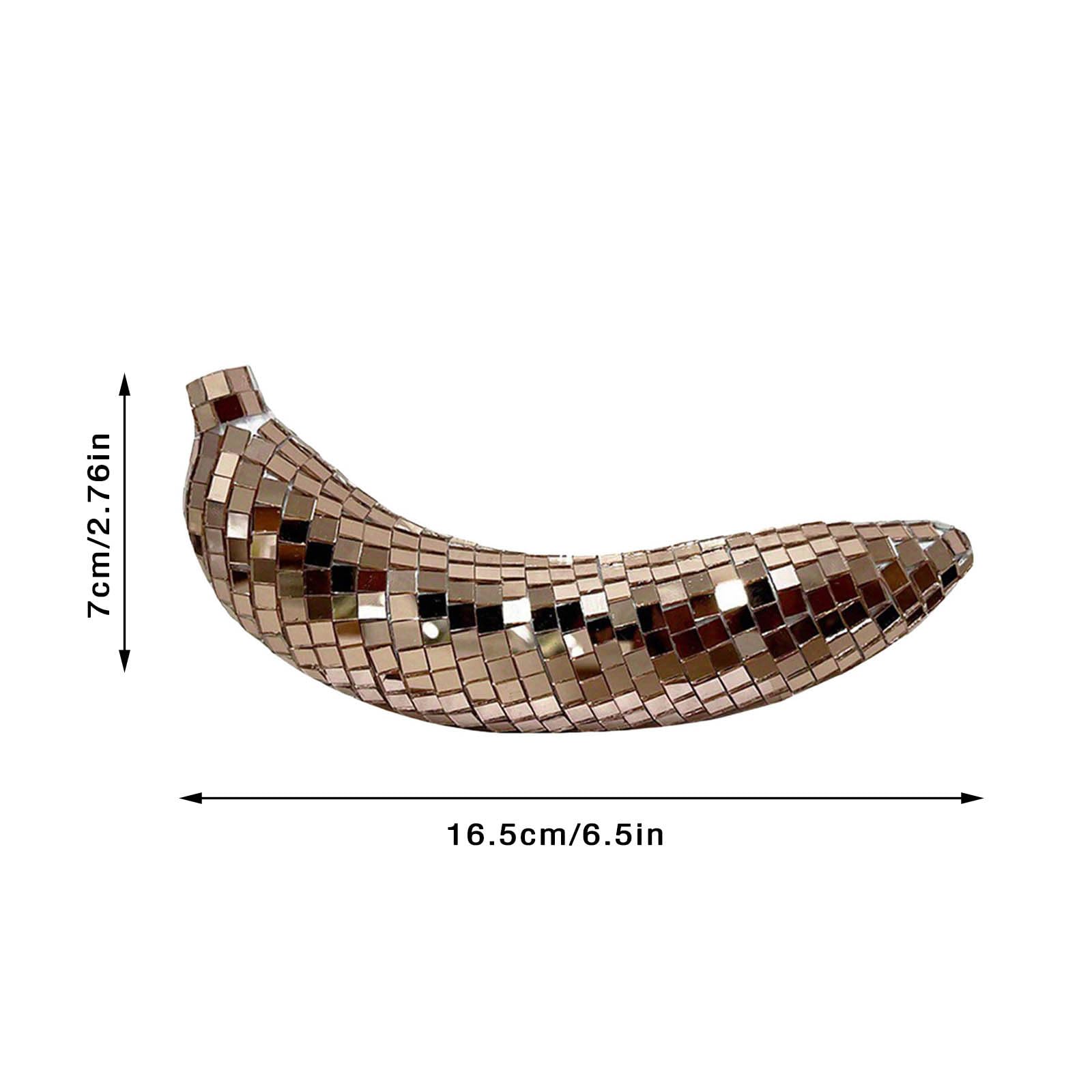 Set Di 20 Decorazioni Pendenti A Forma Di Banana – Spirali Per Feste A Tema – Cartoncino E Alluminio - 2