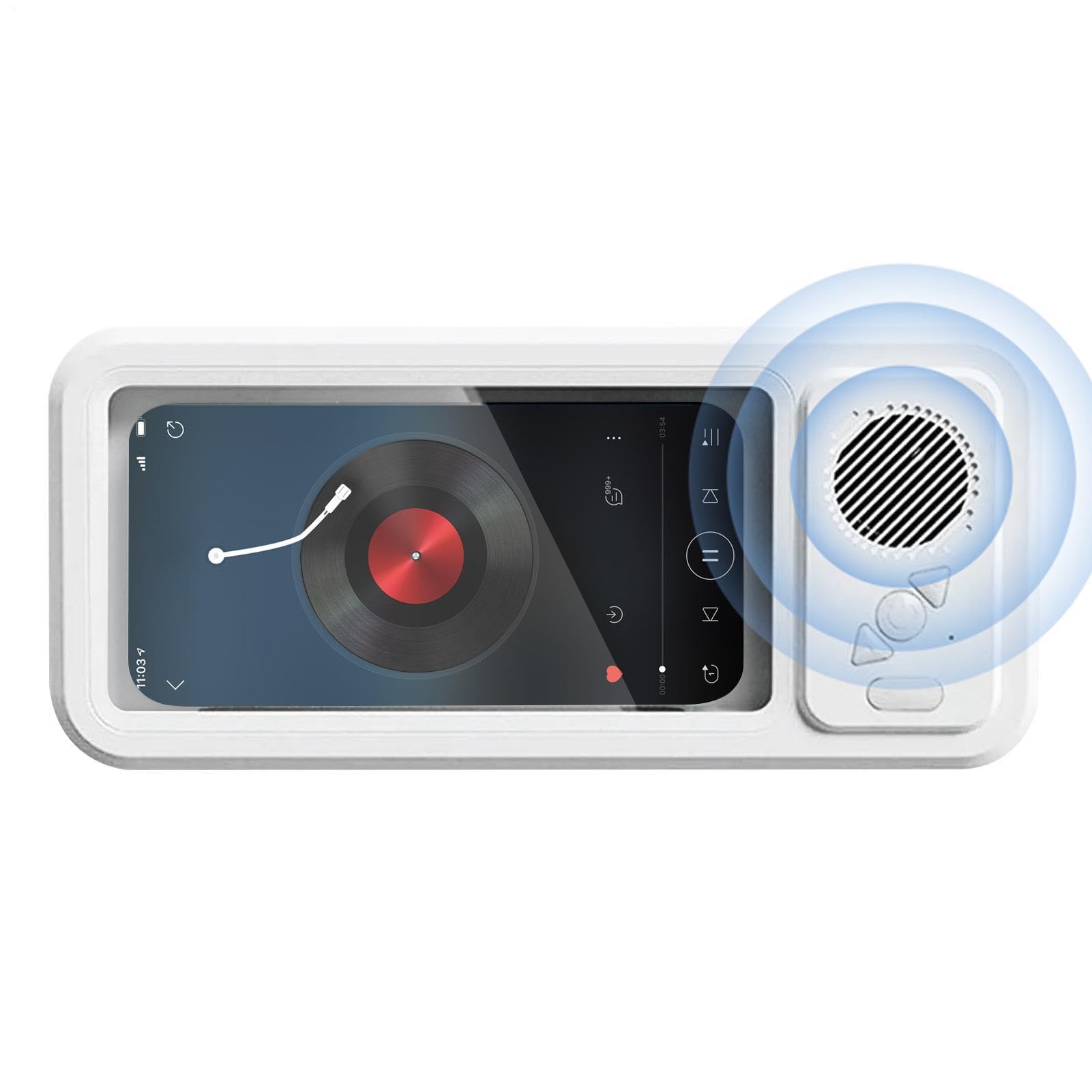 Soporte para Móvil de Ducha Base Con Rotación De 360 Grados Y Altavoz