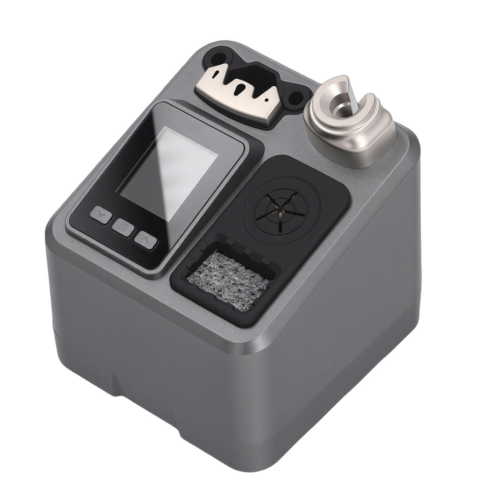 PUSOKEI Lutownica Stałotemperaturowa 120W | Stacja LCD z Automatycznym Uśpieniem dla Elektroniki z Transformatorem (wtyczka UE)