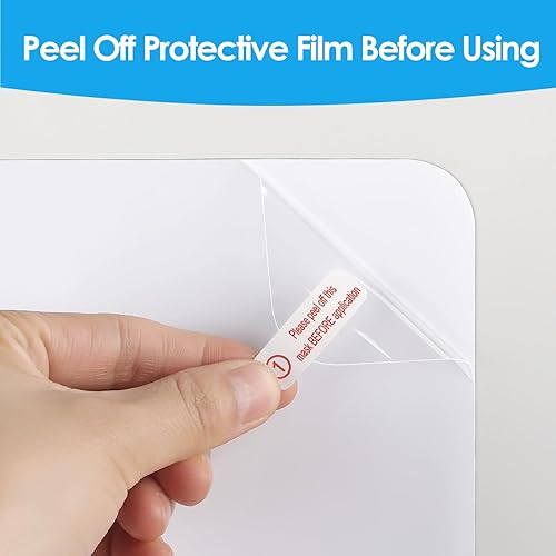 Miniatura 4 de MaxGear Pizarra blanca magnética de borrado en seco de 20 x 13 pulgadas para refrigerador, hoja de pizarra blanca para nevera de cocina, tablero de