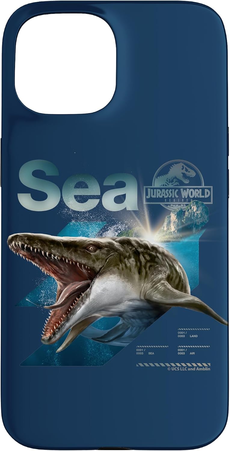 Jurassic World Rebirth Mosasaurus Sea Dinosaur Case for iPhone 17