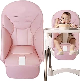 Baby Highchair Cover, Dining Chair Cover | Baby PU Leather Dining Chair Cover | Soft Multifunctional Seat Cover with Padding Comfortable for Peg Perego, Kosmic Jané, Baoneo, Siesta Zero3