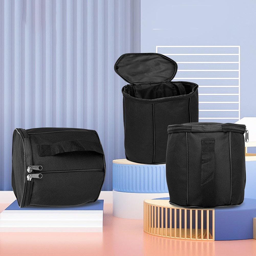 Concertina Gigbag, dick gepolsterte Oxford-Tuch-Tragetasche mit Innentasche, tragbare schwarze Schutzbox für Anfänger, 21,6 cm