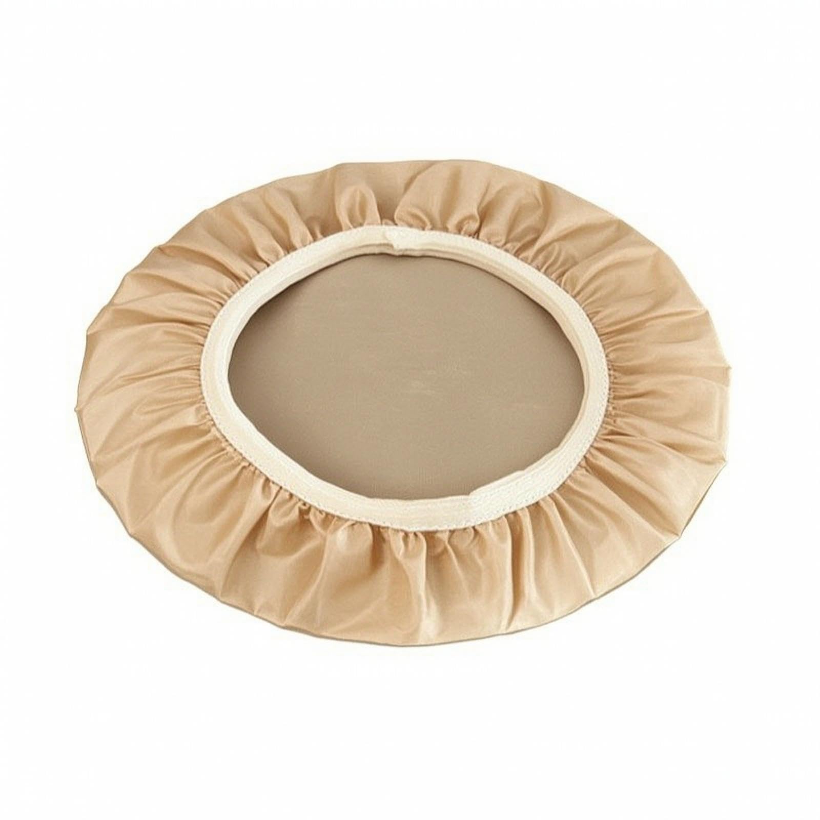 Lamp Shade Cover Ruffled Textile Light Diffusing Cover Pull-on Overhead Light Cover for Infant, Young Children, Nursery, Bedroom Beige Xxl-image-30