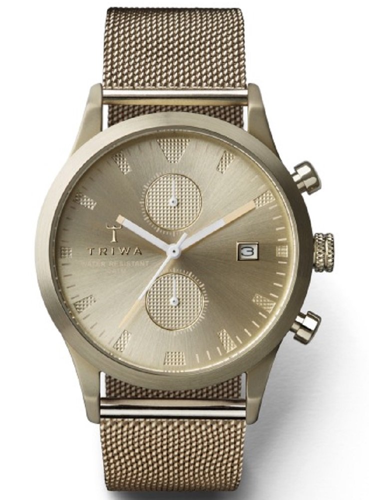 Triwasort Of Black Chrono Champagne Brown Classic And Goldtone