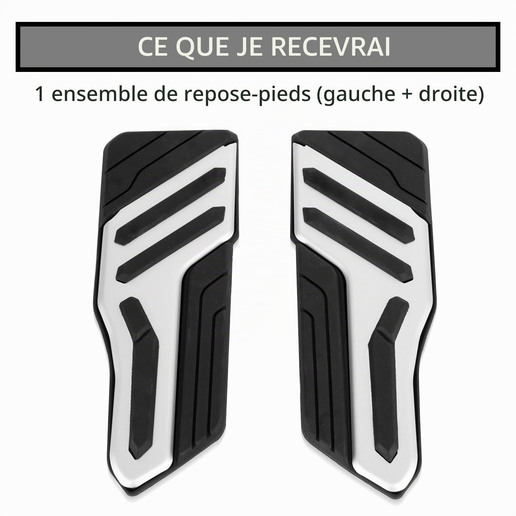 Repose Pieds Arrière pour TMAX 560 TECH MAX 2022 2023 2024 PSLER Conducteur Pédale Accessoires De Moto
