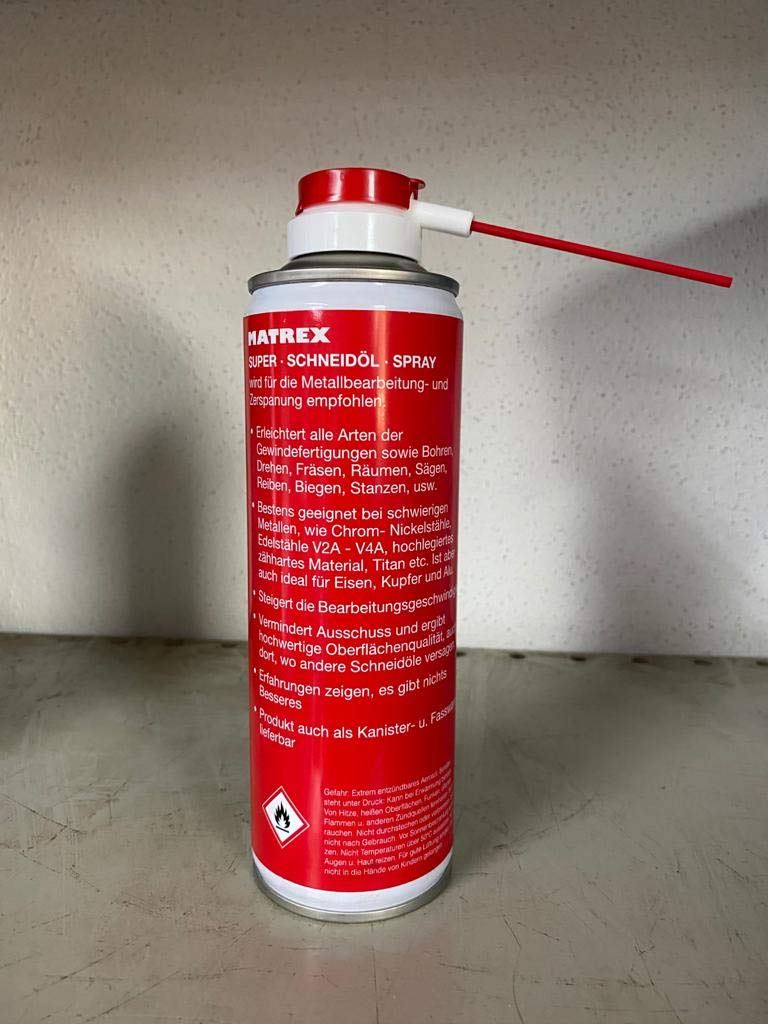 Matrex Super Schneidöl 300ml Sprühflache VA Edelstahl