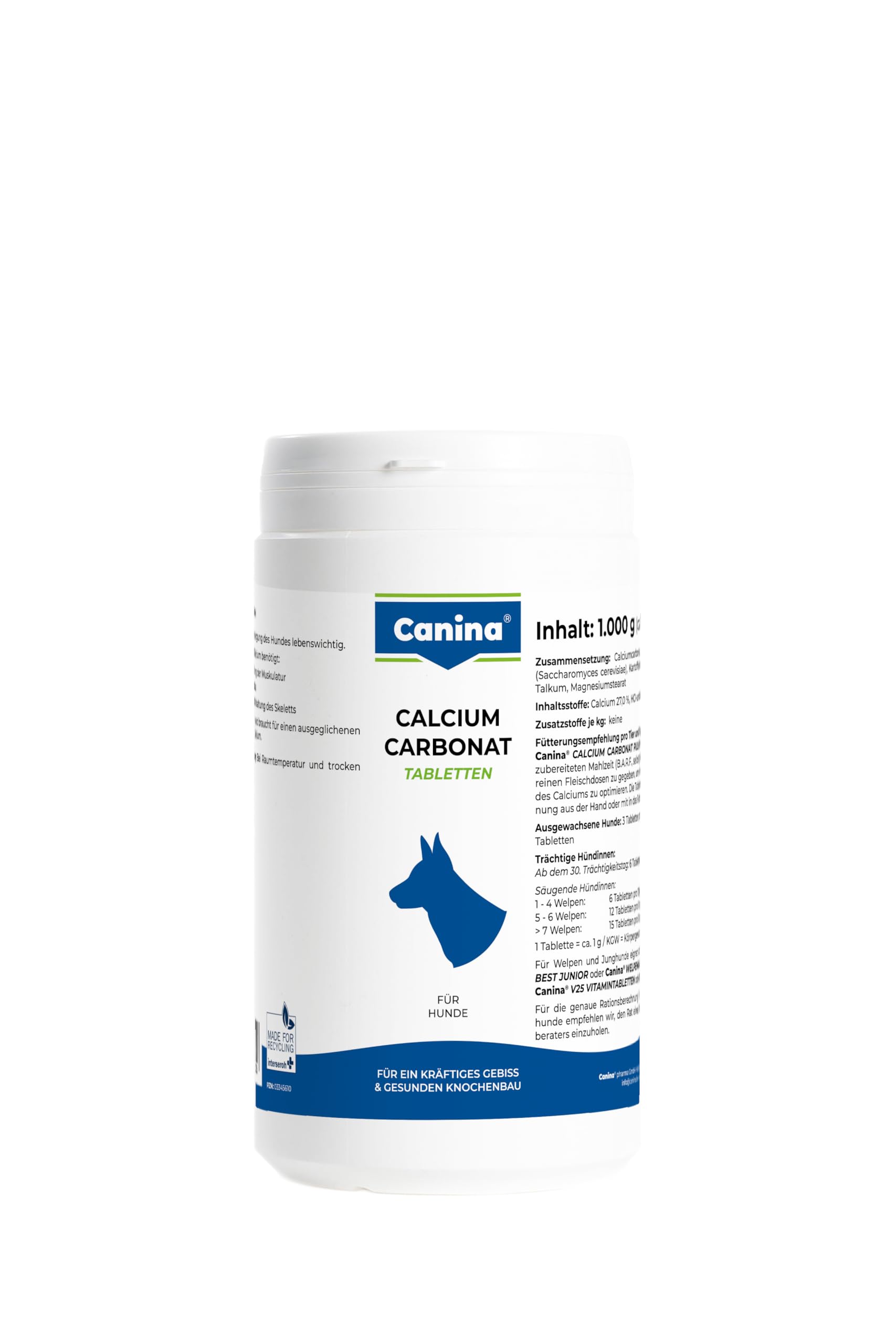 Canina Pharma Calcium Carbonat Tabletten 350g