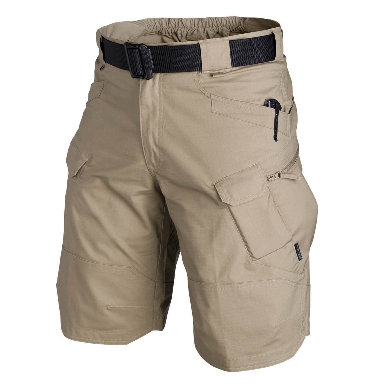 Songyi Men's Khaki Quick Dry Cargo Shorts Lightweight Outdoor Hiking Tactical Shorts With Multi Pockets(Size:l,Color:khaki)