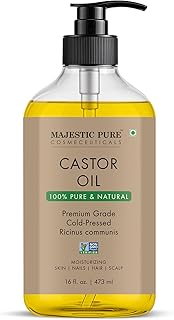 Majestic Pure Cosmeceuticals Castor Oil