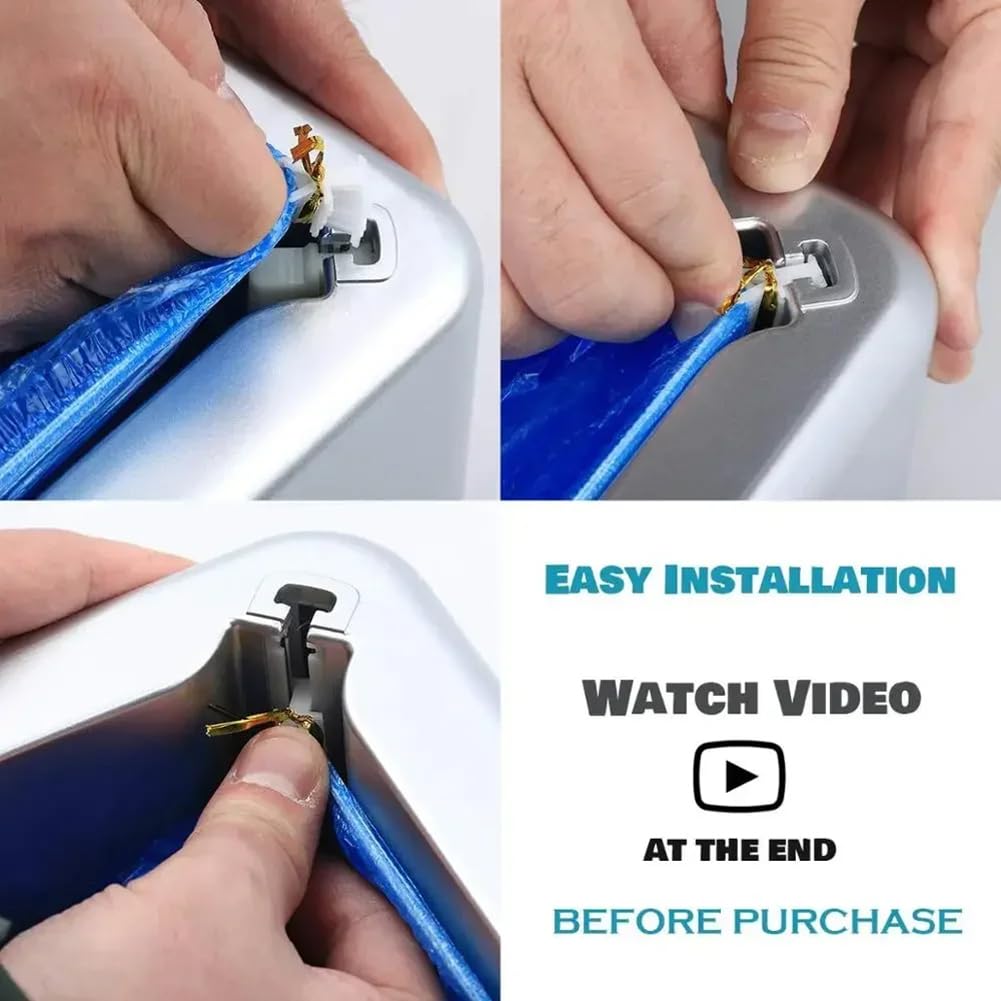 Dispensador automático de cubrezapatos, máquina inteligente para film, dispensador inteligente de cubrezapatos con 100 cubrezapatos de plástico, máquina dispensadora de protectores de fácil uso.