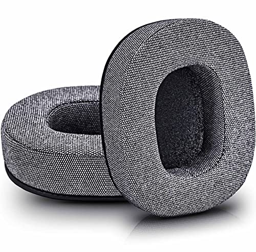 Ear Pads for ATH M50X,M40X,G PRO X,WS1100is,ATH-MSR7,MDR-7506/V6,V2 X,Ear Force XO Seven Pro,Stealth 300/400/500/600 GEN 2/700 GEN 1,HD280Pro,X12/X32/X42-Gray Fabric
