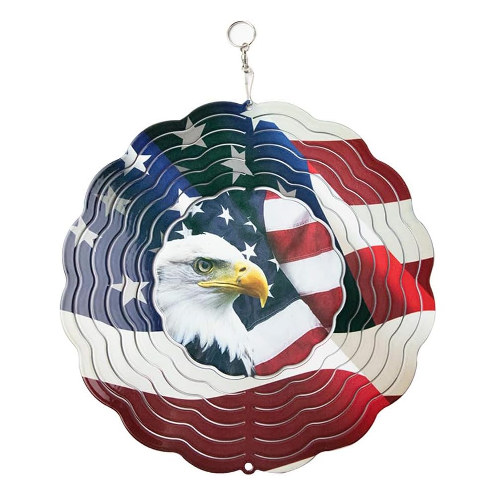 Next Innovations Eagle Flag Wind Spinner - 6