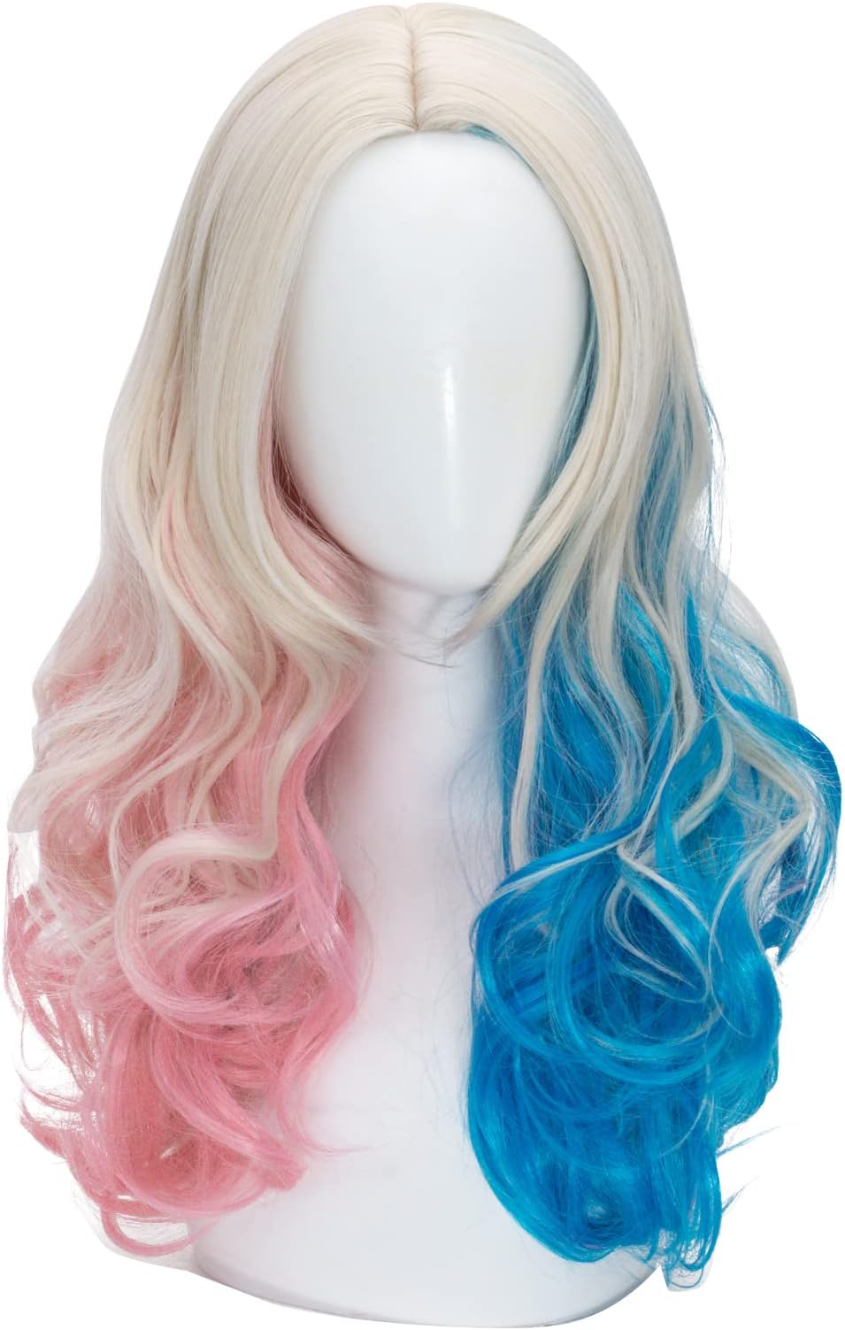 Womens Long Braided Wig Blonde Wigs Female Halloween Costume